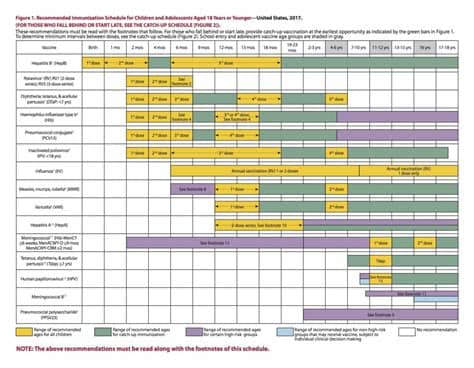 A vaccination schedule is a series of vaccinations, including the timing of all doses, which may be either recommended or compulsory, depending on the country of residence. Immunization Schedules from Other Countries - VAXOPEDIA