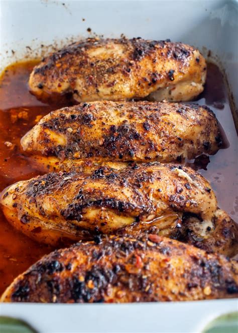 Remove, and pat dry with paper towels; Baked Chicken Breast - Craving Home Cooked