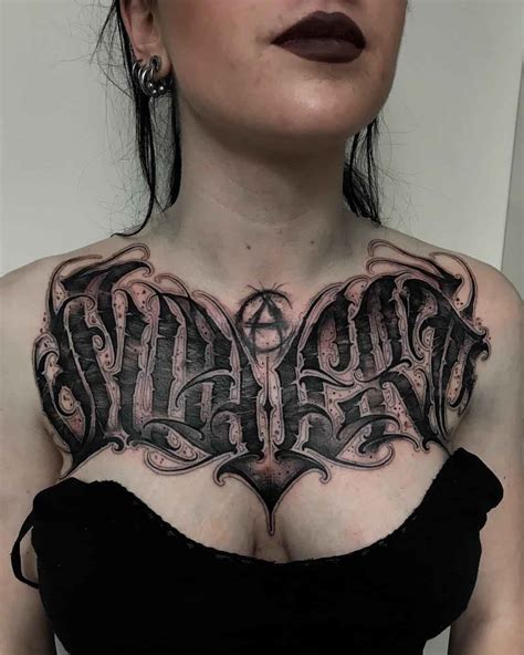 Share More Than 71 Gothic Chest Tattoos Super Hot Incdgdbentre