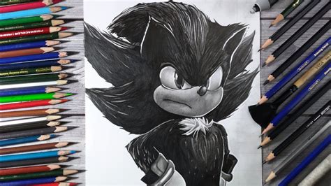 How To Draw Shadow The Hedgehog Youtube