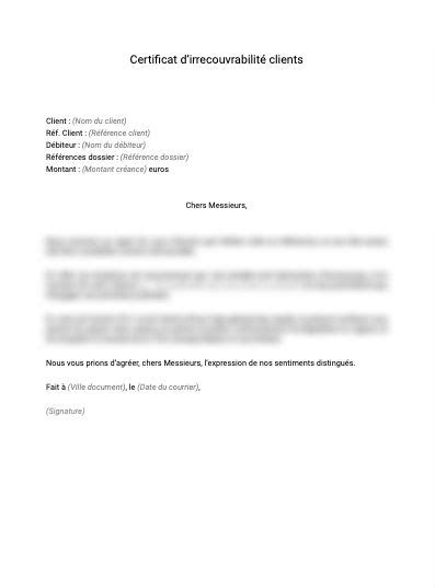 Maka kalau ada hasil pcr yang negatif tapi baru dari salah satu sampel, belum bisa disimpulkan. Certificat d'irrecouvrabilité clients - document et modèle ...
