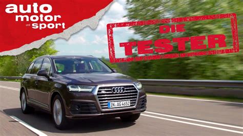 Deutschlands großes automagazin für tests, formel 1, news, ratgeber, services und motorsport. Audi Q7: Ist das schon Luxus? - Die Tester | auto motor ...