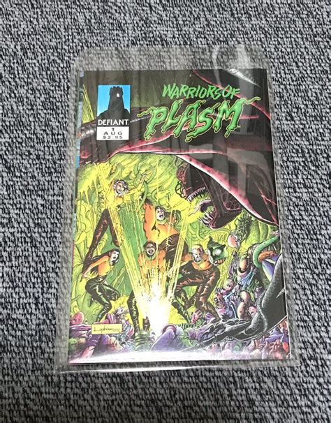 全新 原裝 絕版 美國 Defiant Comics 漫畫 Warriors Of Plasm 1 Aug ‘93 興趣及遊戲 書本