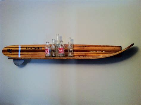 Water Ski Shelves Make Shelves Out Of Two Old Waterskis Great Way To