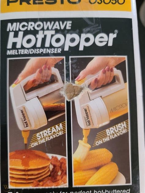 Presto Hot Topper Popcorn Butter Automatic Electric Melter And