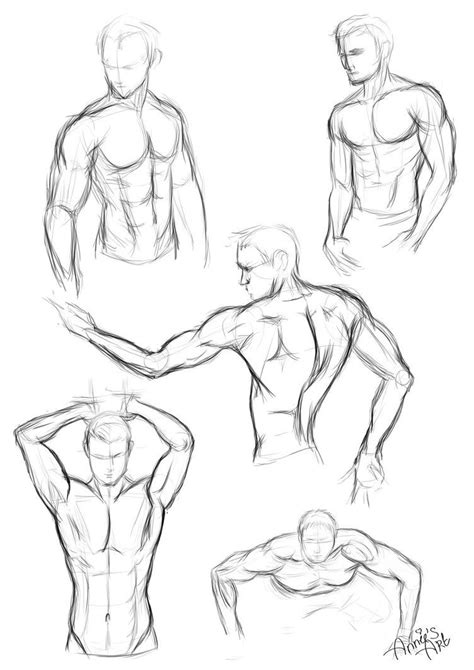 Sketch Males Body By Kennienoname Male Body Drawing Human Body