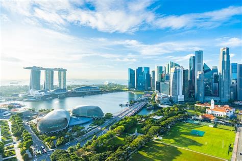 Cityscape In Singapore City Skyline Photo Free Download