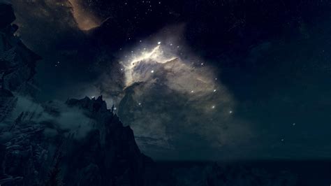Wallpaper 1920x1080 Px Fog Landscape Mountains Nebula Night Sky