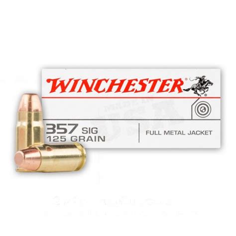 357 Sig 125 Grain Fmj Winchester Usa 500 Rounds Bushift Best