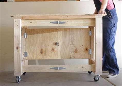 9 Diy Folding Workbench Plans You Can Make Today With Pictures