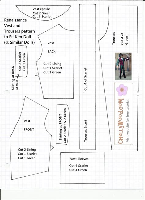Free Barbie Clothes Patterns Printable Customize And Print