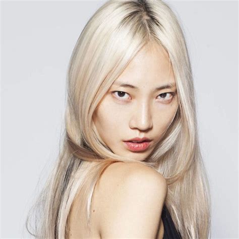 Model Spotlight Soo Joo Park Asian Hair Platinum Blonde Hair Blonde Asian