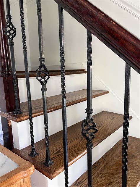 How To Replace Stair Spindles Diy Stair Makeover Keenely Bliss