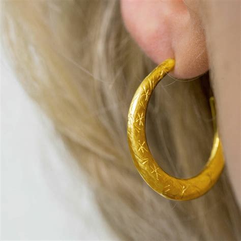 Talisman Silver Hoop Earrings By Amulette Notonthehighstreet Com