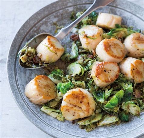 Hi, in the great gatsby by francis scott fitzgerald: Seared scallops and shredded brussel sprouts | Recipes ...
