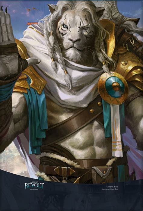 Tabaxi Cleric Paladin Male Fantasy Character Design Character Art