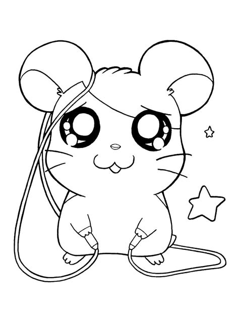 Dibujos De Hamtaro Bonito Para Colorear Para Colorear Pintar E