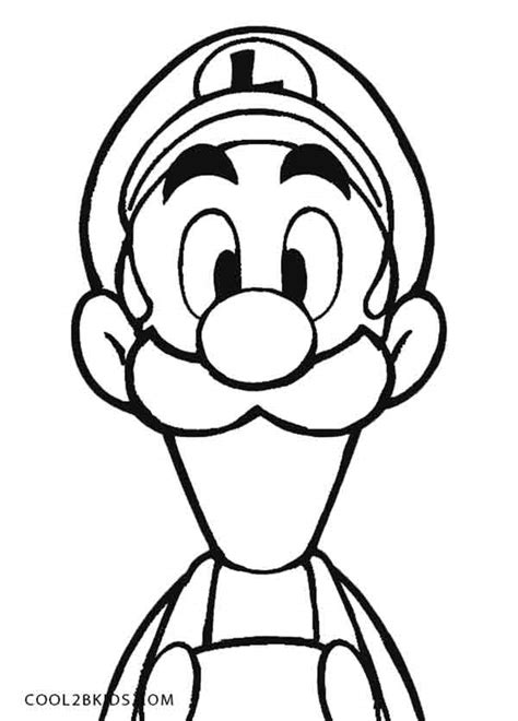 Desenhos de Luigi para colorir Páginas para impressão grátis