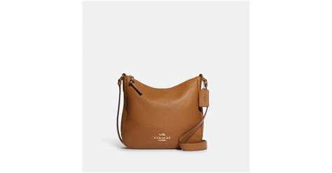 Coach Outlet Leather Ellie File Bag In Brown Lyst