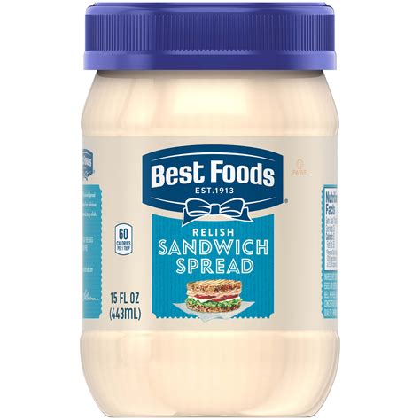 Best Foods Relish Sandwich Spread, 15 oz - Walmart.com - Walmart.com