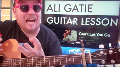 how to play can t let you go guitar ali gatie easy guitar tutorial beginner lesson easy