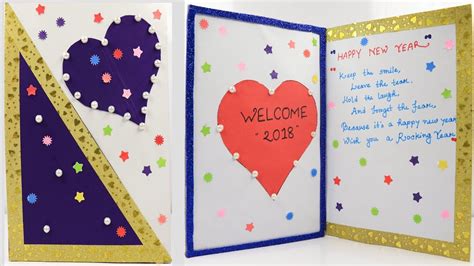 You can write text on images and you can also set/put your brand name and company logo on greetings and wishes card free of cost. Happy New Year Greeting Card: How to Make a Handmade ...