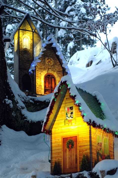 Christmas Village In Caux Montreux Riviera Winter Scenes Winter