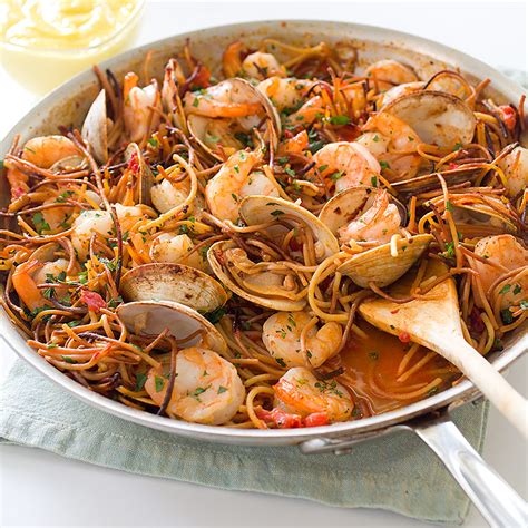 Spanish Style Toasted Pasta With Shrimp Recipe Americas Test Kitchen