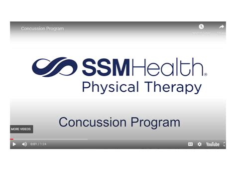 Concussion Rehabilitation Ssm Health Physical Therapy