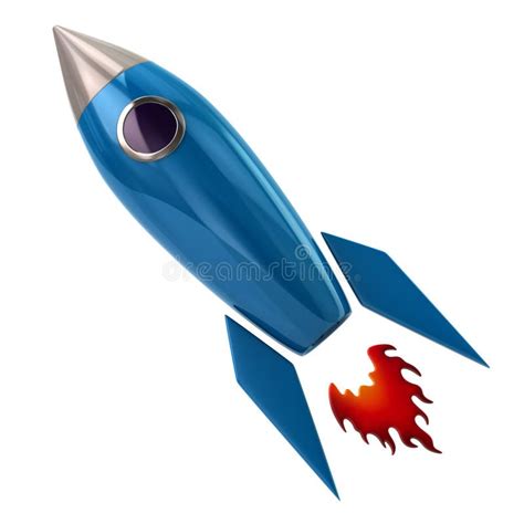 Lanceur De Fusée Bleu Avec Icône De Missile Modèle Sans Couture Isolé
