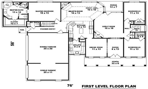 Floor plans ranging from 2500 square feet to 3000 square feet. 3000 Square Foot House Floor Plans House Plans 3000 Square ...