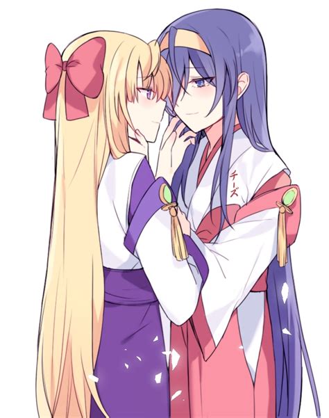 Himemiya Chikane And Kurusugawa Himeko Kannazuki No Miko Drawn By Chi