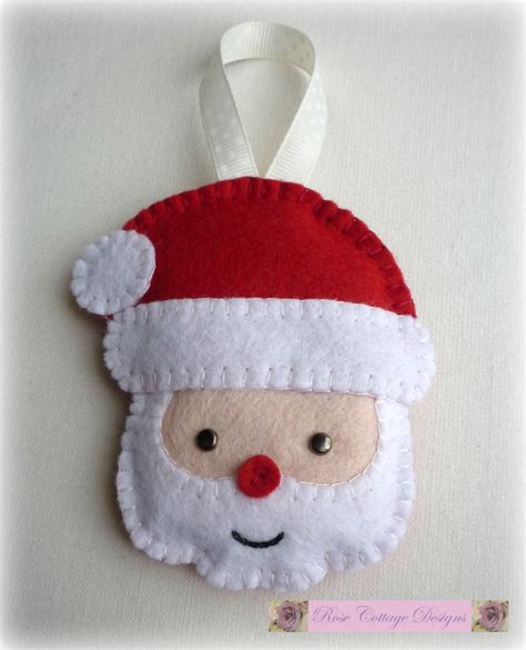 Felt Santa Handmade Ornament