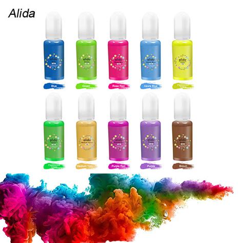 Colors Epoxy Resin Dye Pigment Transparent Resin Color Dye Diy Paint 10