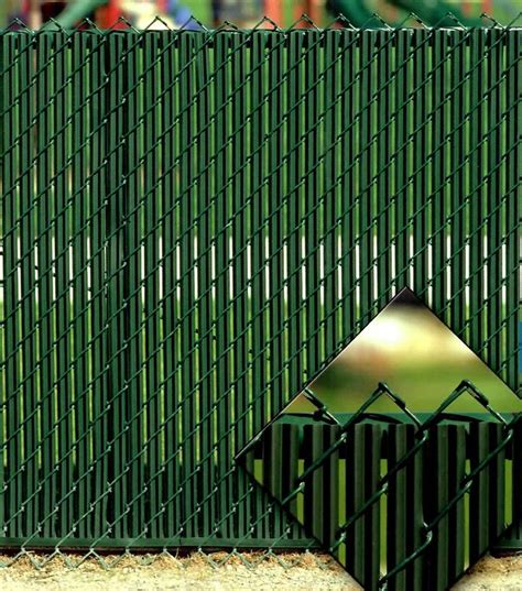 Green Privacy Fence Slats For 6 Chain Link Decking Railings