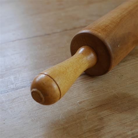 Small Wood Rolling Pin Vintage Rolling Pin Ship Free Etsy