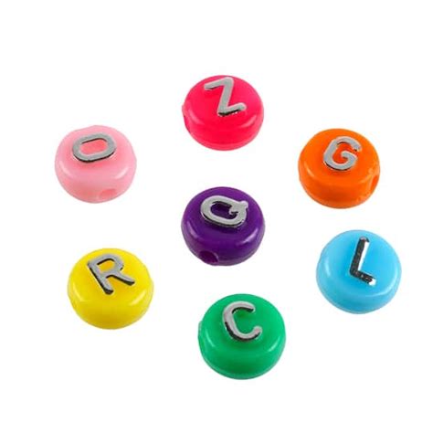 Multicolored Alphabet Round Beads By Creatology Michaels