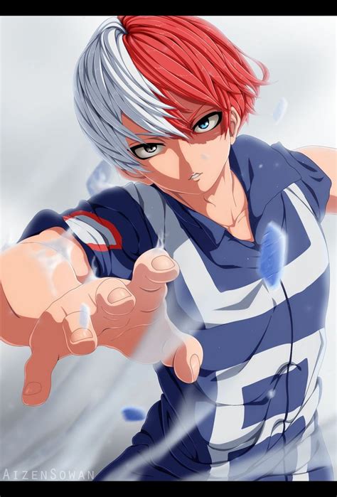 My Hero Academy Todoroki Shoto By Aizensowan On Deviantart In 2020 Hero Anime Anime Boy