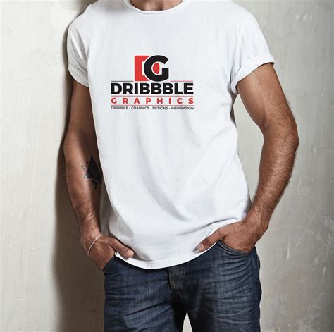 Free Cool Buddy T Shirt Mockup For Logo Branding Dribbble Graphics