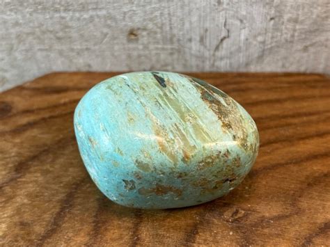 1 Turquoise Pocket Stone Tumbled Natural Peru Reiki Etsy