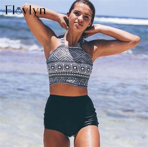 Floylyn New Sexy Bikinis Women Swimwear Push Up Swimsuit Biquini Padded Bathing Suit Textured