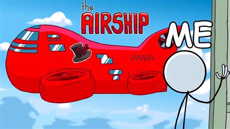 Infiltrating The Airship Map Among Us Henry Stickmin Youtube