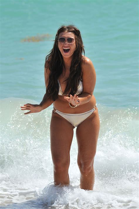 Lauren Goodger In Bikini At A Beach In Miami Hawtcelebs The
