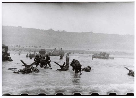 American Soldiers Landing On Omaha Beach D Day Normandy France