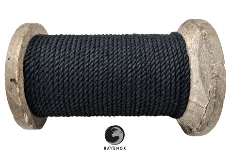 Ravenox Black Twisted Cotton Rope Great Prices And Wide Variety