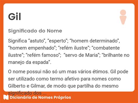 Significado Do Nome Gil