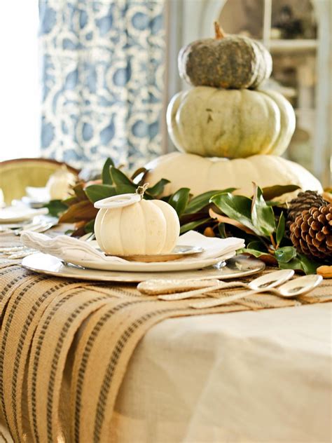 13 rustic thanksgiving table setting ideas hgtv