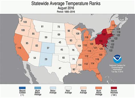 5th Hottest Us Summer Saw Record Northeast Heat Climate Central