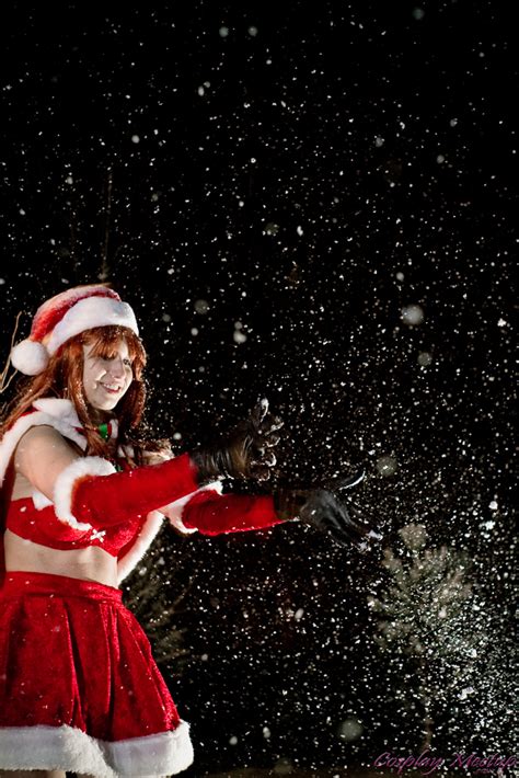 Winter Wonderland Asuka Langley From Evangelion Christmas Flickr