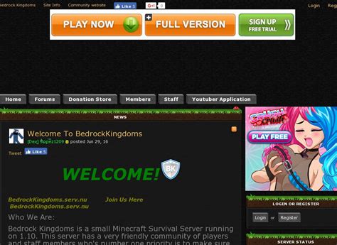 We did not find results for: Bedrock Kingdoms - Best Minecraft Servers | Top Minecraft ...